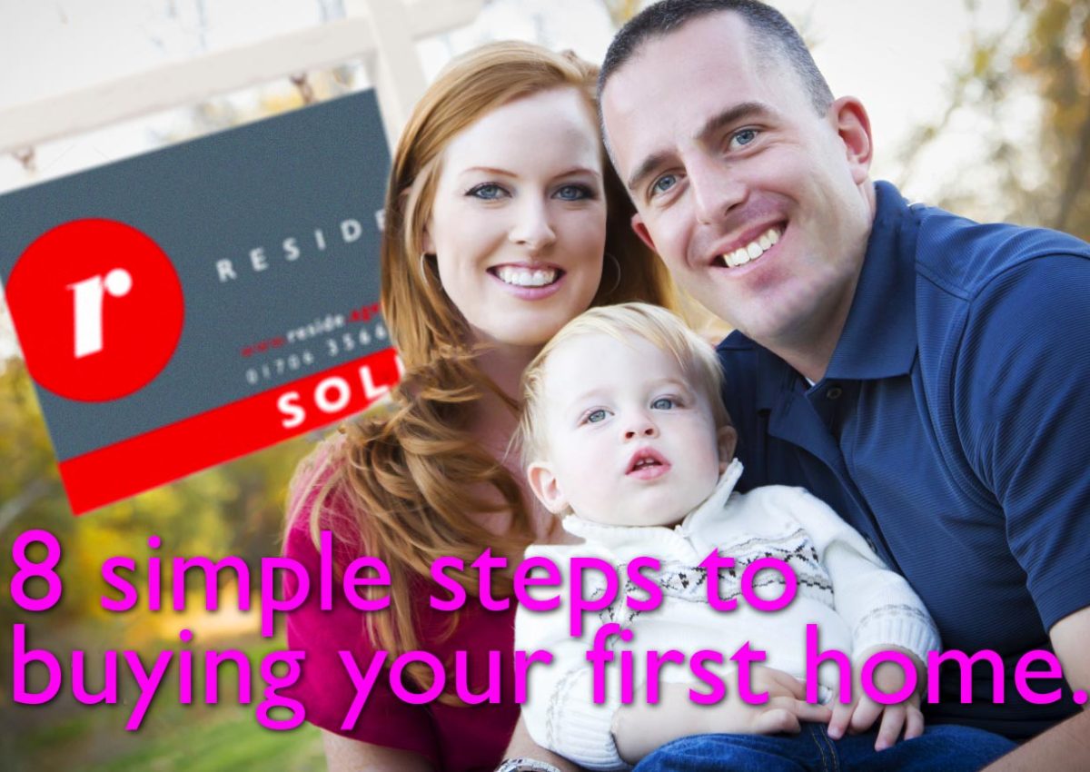 8 simple steps to buying your first home.